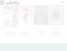 Tablet Screenshot of adelle.com.au